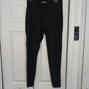 Black Patterned Leggings